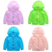Trẻ em của quần áo chống nắng 2018 mùa hè mới quần áo trẻ em baby boy girl coat ánh sáng thoáng khí dài tay quần áo mùa thu quần áo quần áo trẻ em hàn quốc