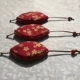 Vải thủ công Nhật Bản gốc mini dây rút hình con cá chìa khóa xe đặt hoa anh đào hoa văn thay đổi gói bông
