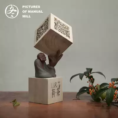 Creative QR code payment card WeChat scan payment card cashier counter payment table card Luohan truard ornaments