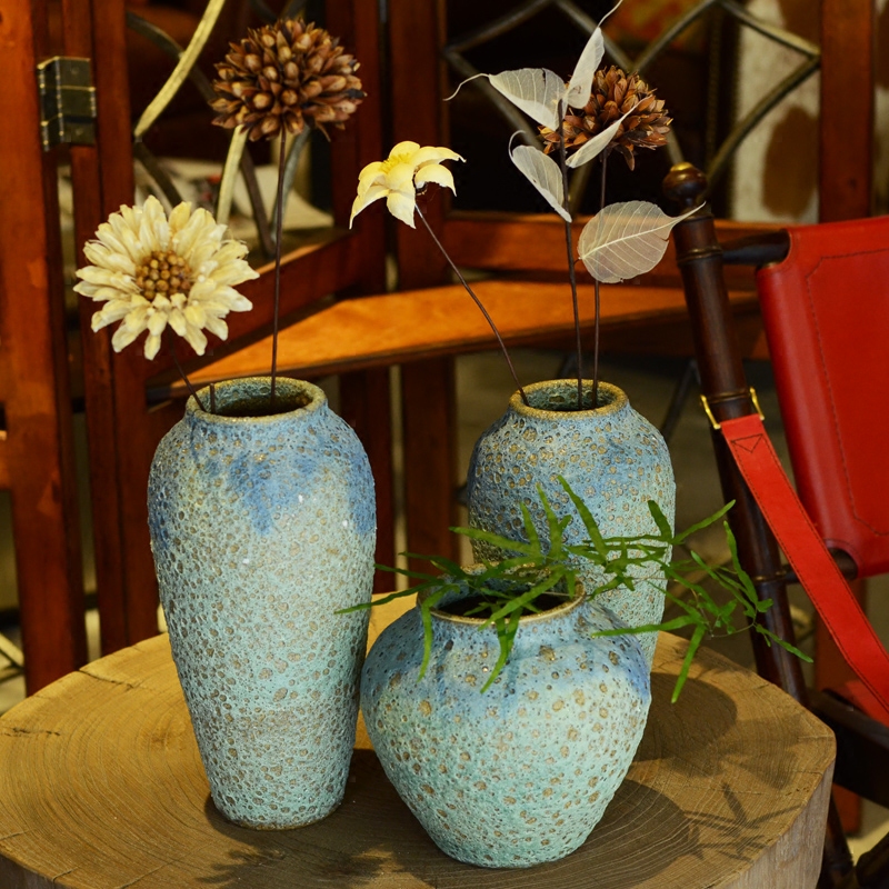 Jingdezhen 's every creative floral outraged flower vases, ceramic household act the role ofing is tasted furnishing articles sitting room housewarming gift simulation flowers