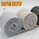 Sọc dọc màu nâu và nhung dày màu xám nhạt xà cạp màu xám vớ vớ cookpipe siêu dày quần ấm phụ nữ