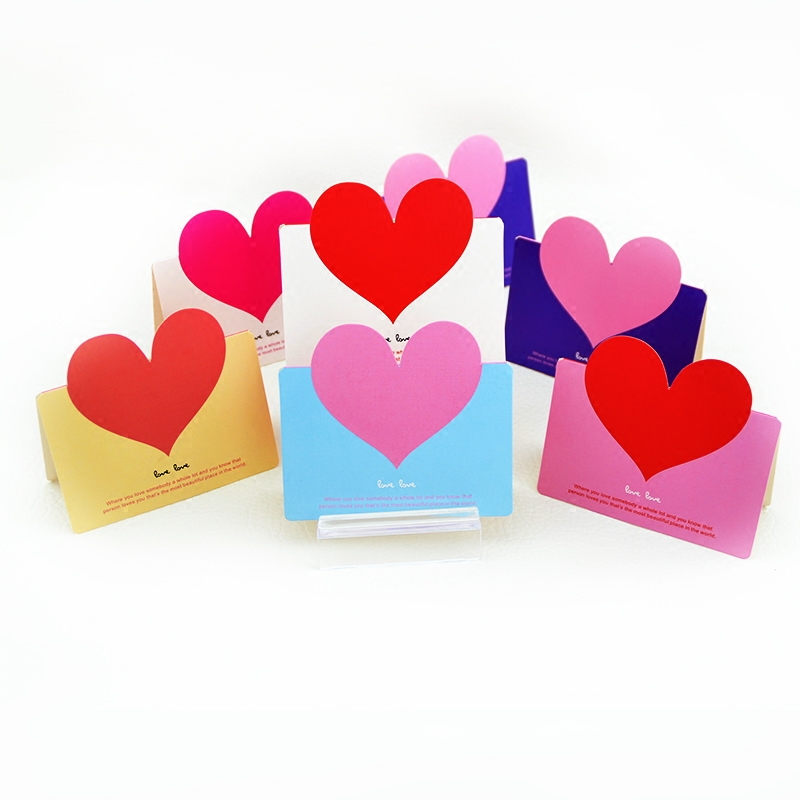 Tanabata Valentine's Day greeting card love small card Romantic love flower basket Flower small hanging card Confession love postcard