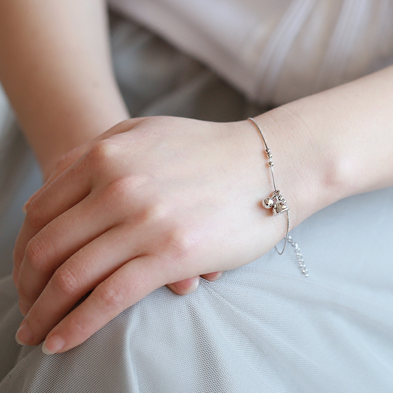 Bracelet de cheville Femme      en Argenterie - Ref 3104951 Image 3