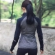 Mới tập yoga nữ tập thể dục hàng đầu chạy một nửa dây kéo dài tay áo thể thao Áo thun đứng cổ áo khoác áo len