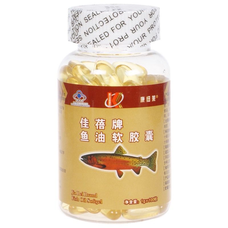 康纽莱 佳蓓牌鱼油软胶囊 1g/粒*100粒