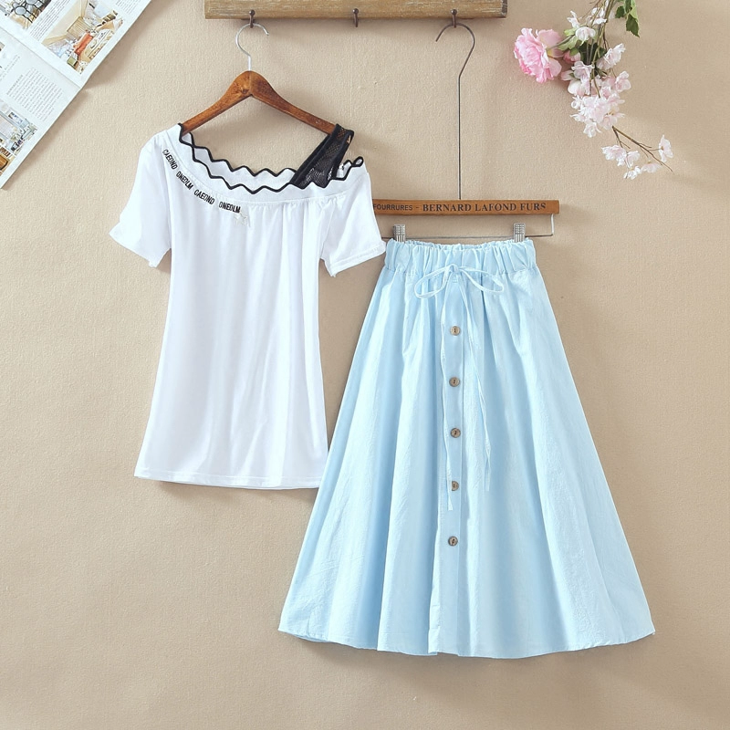 Mori Womens Dress 2020 Mùa thu New College Phong cách Nữ sinh Bộ váy mỏng Văn học và Nghệ thuật Bộ váy dài hai mảnh - Váy dài