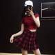Kẻ sọc xếp li váy váy nữ 2018 mới của Hàn Quốc phiên bản của các trường cao đẳng hoang dã eo cao một từ váy chống ánh sáng váy chân váy xếp ly đen Váy