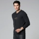 Como Boca mùa thu và mùa đông mới cashmere áo len nam hoodie WIFI mẫu thời trang giản dị áo len áo len áo khoác sơ mi nam Áo len Cashmere