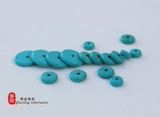 Бирюзовые синтезированные счеты, бусины, прокладка, четки из круглых бусин с аксессуарами, 6-20мм