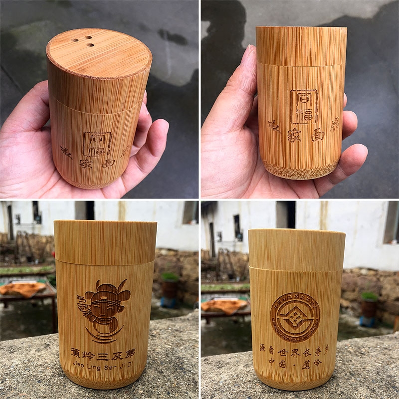 Natural environmental protection creative bamboo toothtoothtooth toothtooth tooth cans Hotel dedicated tableware