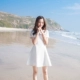 2018 nữ mùa hè khí chất nữ mới Hàn Quốc Sanya đi du lịch bên bờ biển đi biển là váy mỏng
