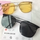 [Đặc biệt hàng ngày] Hàn Quốc Harajuku lưới đỏ retro kính râm nữ kim loại khung kính trong suốt kính râm nam