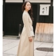 Không in, đầu mùa thu, gấu trúc đỏ mới, váy thêu lạc đà mới, áo gió, áo dài, M16437 Trench Coat