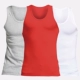 Vest nam tự trồng màu rắn thể thao cotton đáy áo mùa hè thủy triều tập thể dục rào cản thanh niên bông vest