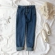 Mùa xuân và mùa thu nữ phiên bản Hàn Quốc 2017 mới quần jeans ống rộng eo cao sinh viên hoang dã quần trắng rộng rãi quần short bò Quần jean