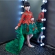 Cô gái chủ nhà đám cưới ponchos trailing trẻ em catwalk buổi tối công chúa váy hoa cô gái mô hình trang phục piano quần áo trẻ em Váy trẻ em
