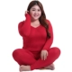 Phụ nữ có kích thước lớn chất béo mm Qiuyi Qiuku phụ nữ cao 200 kg đàn hồi cộng với bộ đồ lót bằng nhung dày