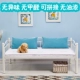 giường công chúa giường trẻ em nhạt môi trường với sắt rèn boys thép hộ lan tôn sóng và trẻ em gái Continental khâu đơn giản cho giường phụ - Giường
