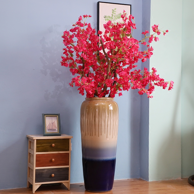 Modern jingdezhen ceramic vase of large indoor and is suing landscape decoration hotel sitting room of Chinese style flower implement furnishing articles