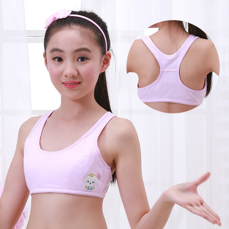 Jasmine Ka Girls' Underwear Development Pupils Wear 13-year-old Anti-bump  Bra in Summer Thin Vest -  - Buy China shop at Wholesale Price  By Online English Taobao Agent