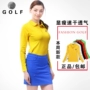 Mới golf nữ áo thun dài tay mùa xuân và mùa thu thoáng khí hoang dã thể thao giản dị áo sơ mi golf bóng quần áo bộ quần áo the thao nam 