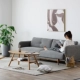 Gỗ rắn Bắc Âu bàn cà phê hiện đại tối giản căn hộ nhỏ gỗ sồi trắng đồ nội thất tròn phòng khách lưu trữ bàn cà phê - Bàn trà bàn trà tròn mặt đá Bàn trà
