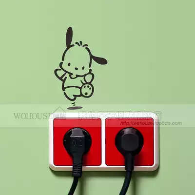 Switch stickers notebook stickers creative small stickers Pochacco Pacha dog cute cartoon environmental protection waterproof wall stickers