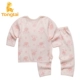 Tongtai trẻ em mới quần áo trẻ sơ sinh kimono trẻ sơ sinh cotton quần áo mùa thu và bộ đồ lót mùa thu - Quần áo lót bộ đồ giữ nhiệt cho bé Quần áo lót