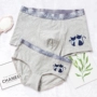 Đồ lót cotton những người yêu dễ thương in cotton nam boxer eo phụ nữ tóm tắt phim hoạt hình đồ lót đặt hộp quà tặng quần lót nữ cạp cao