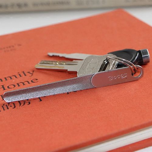 Матовый двусторонний набор маникюрных инструментов из нержавеющей стали для ногтей