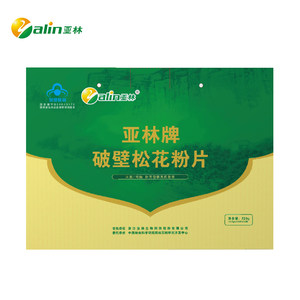 亚林牌破壁松花粉片礼盒装0.5g/片*120粒*12瓶