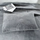 Xuất khẩu châu Âu AB phiên bản da lộn thêu quilting là ba bộ chăn ga gối đệm nước giường bông đơn giản đệm giường