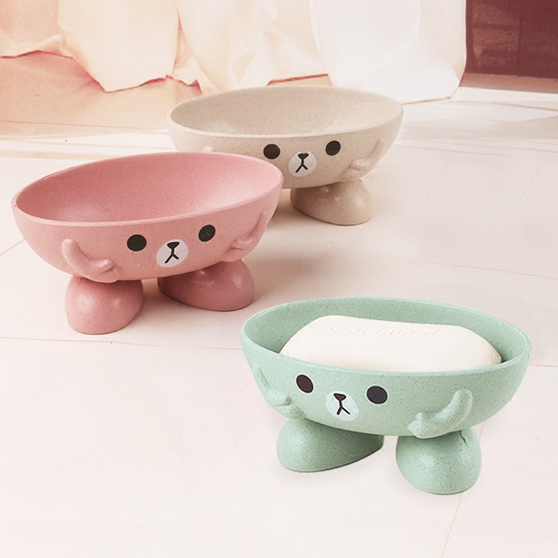 Baby Soap Box Creative Makeup Room Drain Eu Style Cute Cartoon Student Dormitory Home Children Soap Box