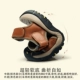 Jin Ge Camel Sandals Giày da nam Baotou Beach 2018 Mùa hè Da mới Giày thoáng khí ngoài trời