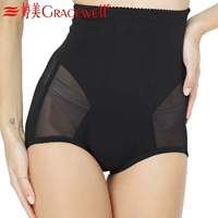 Tingmei đồ lót lưới thoáng khí phần mỏng thoải mái corset quần ba điểm cơ thể quần cao eo eo bụng định hình quần đồ lót hàng hiệu