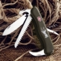 Vickers VICTORINOX Quân đội Thụy Sĩ Dao Hunter Olive xanh Frosted mặt 0.8873.4 dao quân đội thụy sĩ cao cấp