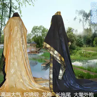 Hanfu gorgeous costume dragon robe cos men's clothing photo studio photography photo studio photography Emperor Prince Chinese style tailing outer robe