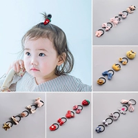 Mái tóc trẻ em phụ kiện tóc không làm tổn thương tóc băng tóc hoa bé đầu dây mũ công chúa dễ thương cô gái buộc tóc tạp dề hộp kẹp tóc cho bé