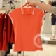 Áo sơ mi Li Ning Polo Nữ 2017 Áo thun đào tạo mùa hè Áo sơ mi ngắn tay thường xuyên Áo thoáng khí Nhanh khô hàng đầu APLM096 - Áo polo thể thao