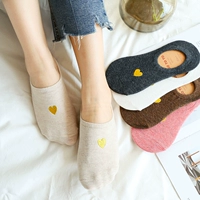 2 đôi vớ thuyền nữ cotton nông miệng vô hình vớ mỏng phần vớ silicon chống trượt thấp giúp mùa hè vớ cotton cô gái - Bít tất nữ vớ noel