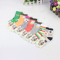 Vớ trẻ em 1-12 tuổi bé trai và bé gái vớ cotton Mùa thu và mùa đông ấm áp dễ thương hoạt hình bé xinh quần tất len không bàn