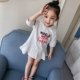 Váy bé gái dài tay mùa thu 2018 quần áo trẻ em cho bé váy len trẻ em mùa xuân và mùa thu 1-2-3 tuổi 4