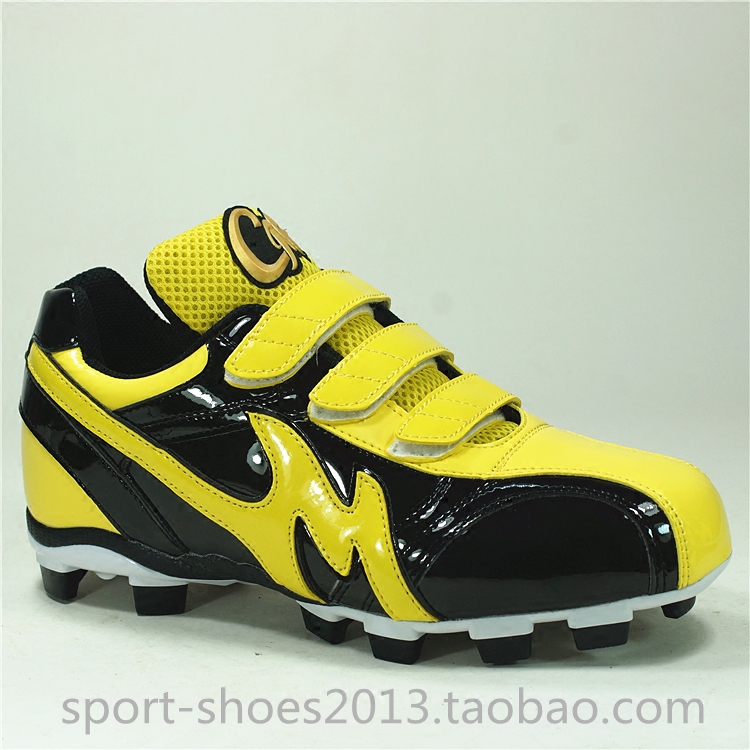 Baseball Shoes Glue Nail Professional Softball Glue Nail Shoes Competition With Shoe Factory Custom Direct Selling Yellowblack Collage