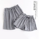 Cặp đôi quần short mỏng phần đồ ngủ phụ nữ cotton mùa hè đôi gạc nam năm quần cotton không in quần nhà thông thường quần short nam Quần tây