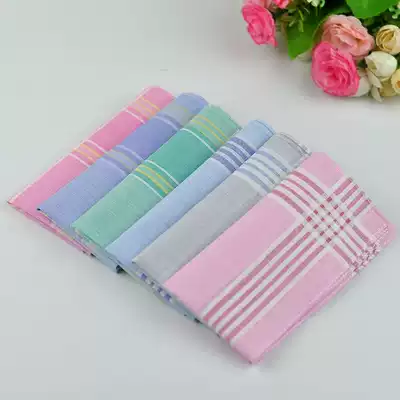 Handkerchief cotton lady with small square scarf Primary School students kindergarten ancient wind old man wipe sweat handkerchief sweating sweat