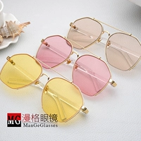Buổi hòa nhạc của Huang Zikai với cùng một chiếc kính lớn kính cá tính màu vàng trong suốt kính mắt điện biên phủ