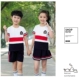 Jintianniu 2018 hè mẫu giáo mới quần áo trẻ em cotton đồng phục mùa hè tiểu học hiệu suất quần áo tùy chỉnh quần áo trẻ em 10 tuổi Đồng phục trường học / tùy chỉnh thực hiện