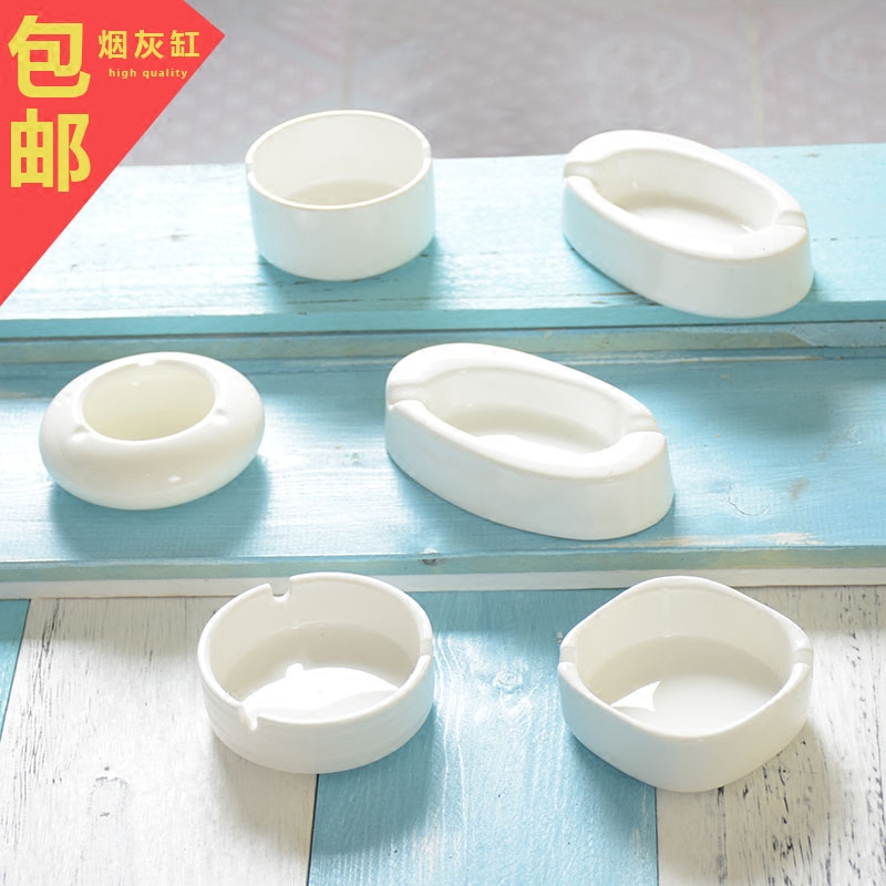 Bar Ktv Fashion Mini Chinese Porcelain Cigarette Ash Trays Creativity Personality Trend Ceramic Minima Modern Hotel Special
