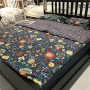 IKEA IKEA Lu Senru chăn và vỏ gối bông hoa văn màu xanh quilt lớn bán - Quilt Covers