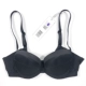 Counter chính hãng Emrifang bóng đơn giản phần dày vừa phải thu thập áo ngực thoải mái EB1211 - Push Up Bras